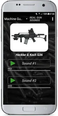 REAL GUN SOUNDS android App screenshot 2