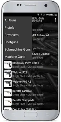 REAL GUN SOUNDS android App screenshot 6